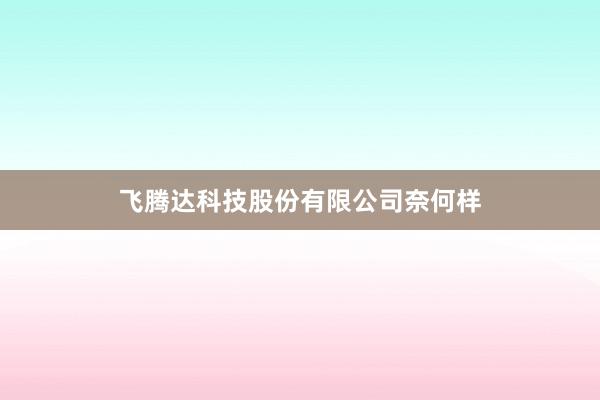 飞腾达科技股份有限公司奈何样